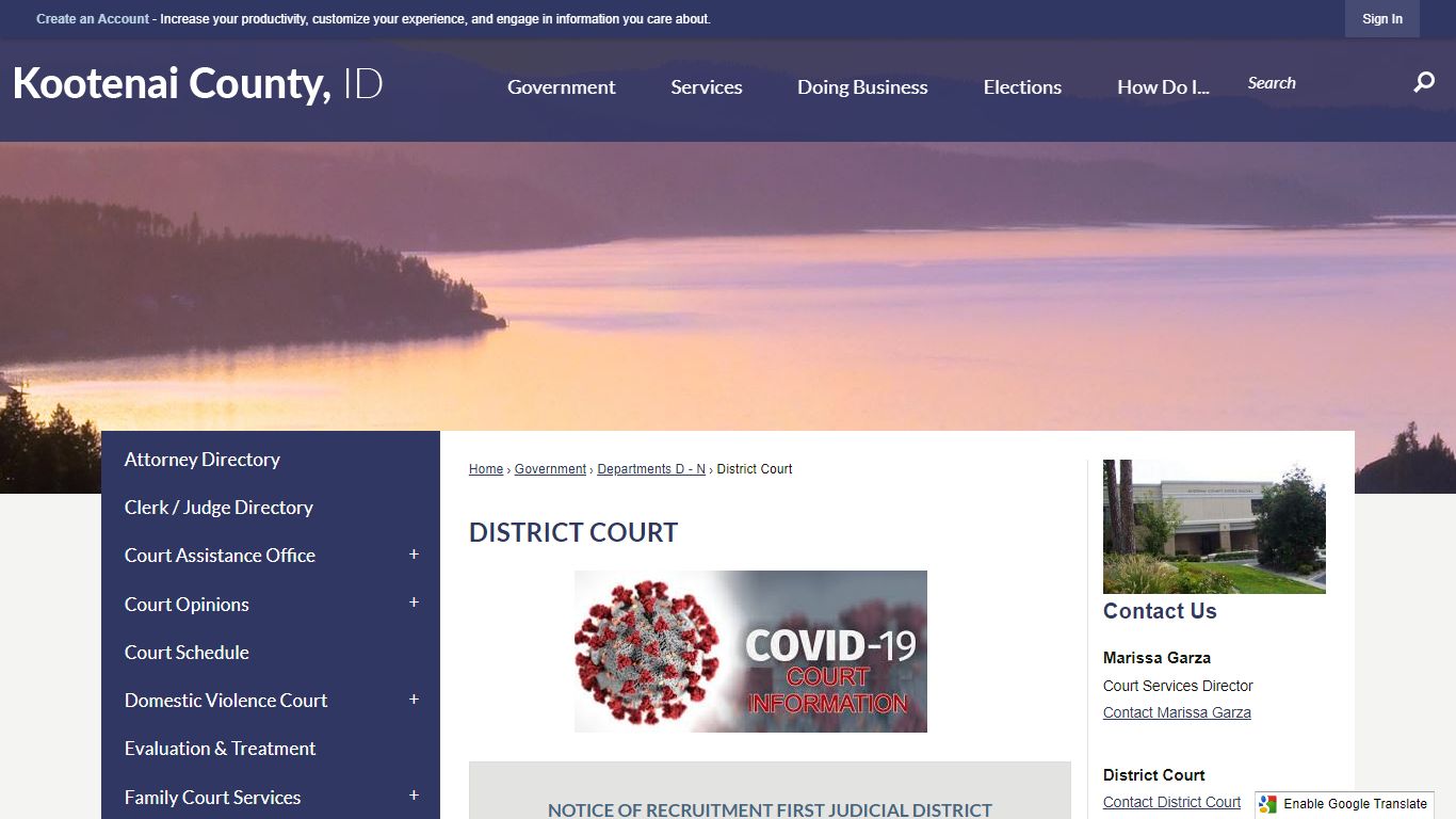 District Court | Kootenai County, ID